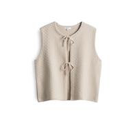 OPUS Damen Weste | Strickweste DEMILI mit Binde Detail natural glaze, L
