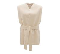 OPUS Damen Weste | Weste Asofta cape Loose aus flauschigem Teddyfell soft cream, 0