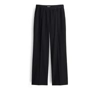 OPUS Damen Wide Leg Pants | MAROU City Wide Leg Bundfaltenhose mit Komfortbund Black, 44
