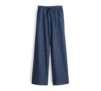 OPUS Damen Wide Leg Pants | MELANE Denim Wide Leg Pants aus BCI Cotton mid Oxford Blue, 34