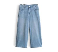 OPUS Damen Wide | MINAH AIRY Culotte Jeans aus nachhaltigem BCI Cotton Mix Mid Rise Light Floating Blue, 44 L26