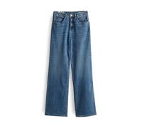 OPUS Damen Wide | Wide Leg Jeans MIVY Fresh High Rise aus Spanish Cotton Mix mid Authentic Blue, 38 L31