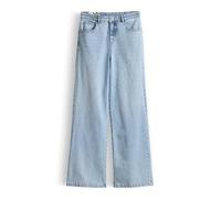 OPUS Damen Wide | Wide Leg Jeans MIVY High Rise mit Stretch-Anteil Light air Blue, 36 L31