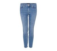 Opus Damenjeans Elma Ocean Blue Skinny Low Rise mit Stretch-Anteil Washed 44/L30
