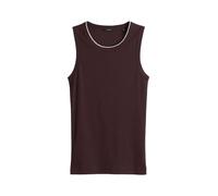 Opus - Figurbetontes Tanktop mit Rippstruktur braun - Gr. - 38