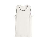 Opus - Figurbetontes Tanktop mit Rippstruktur weiß - Gr. - 36