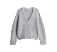 Opus - Flauschige Strickjacke - Diske grau - Gr. - 40