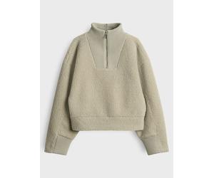 OPUS Fleecepullover "Gick" in Grün - Größe 42 | Damenpullover