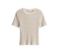 Opus - Gestreiftes T-Shirt - Soleili beige - Gr. - 42