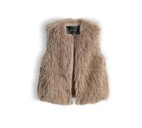 Opus - Regular Weste in Felloptik - Wondra braun - Gr. - 34