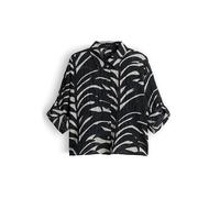 OPUS Hemdbluse FADENA LEAVES schwarz | 38