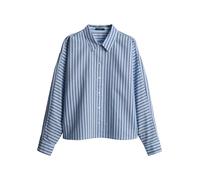 OPUS Hemdbluse mit Knopfleiste Modell 'Foho' in Blau, Größe 40