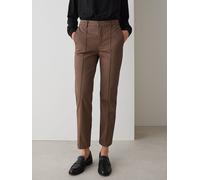 Opus Fashion Jeans EBBI Kick Flared mit Coating Mid Rise Cocoa Damen 38 L28