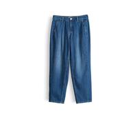 OPUS Damen Tapered | LOLAH Comfy Tapered Jeans aus BCI Cotton Mid Rise mid Slouchy Blue, 36 L28