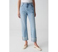 OPUS Jeans 7/8 LANI TURN UP blau | 42/L26