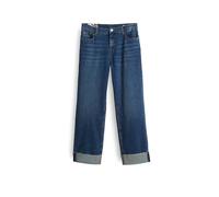 OPUS Jeans Straight Fit LANI TURN UP blau | 34/L26