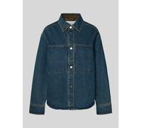 OPUS Jeanshemd im Used-Look Modell 'Jaspa' in Jeansblau, Größe 38