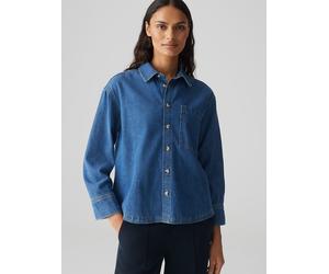 OPUS Jeanshemd in Blau - Größe 38 | Damen Blusen