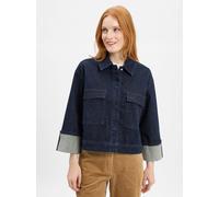 OPUS Jeansjacke mit Umlegekragen Modell 'Hollice' in Jeansblau, Größe 40