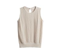 Opus - Jerseytop mit Smokstruktur - Ikini beige - Gr. - 40