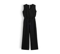 Opus Fashion Jumpsuit MYLARA Damen Seersucker Struktur Schwarz Größe 40