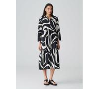 OPUS Damen Maxikleid Werano Flow A-Linie BCI Cotton Schwarz Gr. 38