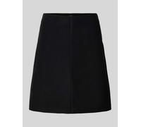 OPUS Knielanger Rock mit Teilungsnaht Modell 'ROS Rylieh' in Black, Größe 42