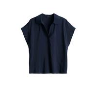 Opus - Kurzarm-Poloshirt - Sinula blau - Gr. - 38