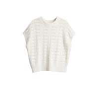 Opus - Kurzarm-Strickpullover - Pydra weiß - Gr. - 36