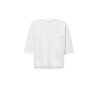 OPUS Damen Sweatshirt | Strukturiertes Sweatshirt GANDRO Loose aus BCI Cotton Mix Milk, M