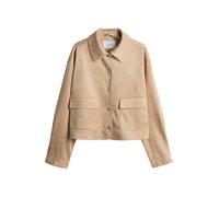 Opus - Kurzjacke in Wildlederoptik - Jelis beige/braun - Gr. - 38