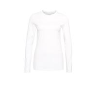 OPUS Damen Langarmshirt | SMILLA Slim Longsleeve aus Jersey White, 38
