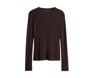 Opus - Langarmshirt - Sefemina braun - Gr. - 38