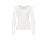 OPUS Damen Langarmshirt | SORANA Slim Longsleeve aus BCI Cotton Mix Milk, 38