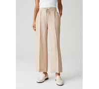 OPUS Leinen-Hose in Beige - Größe 42 | Damenhosen