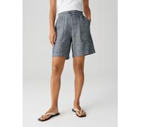 OPUS Leinen-Shorts in Dunkelblau - Größe 38 | Shorts