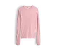 Opus Fashion Langarmshirt Sefemina - Slim Longsleeve Tencel-Wollmix Rosa Größe 44
