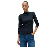 OPUS Longsleeve Damen | Feine Rippstruktur, Rollkragen, Elastisch