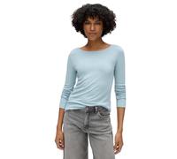 OPUS Longsleeve Damen | Feine Rippstruktur, U-Boot-Ausschnitt, Elastisch