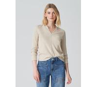 OPUS Longsleeve in Sand - Größe 44 | Damen Tops