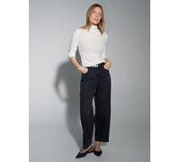 Opus Fashion Langarmshirt SOMY Slim Longsleeve Tencel-Wollmix Damen ecru 42