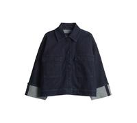 Opus - Loose Jeansjacke mit Rinsed Waschung - Hollice blau - Gr. - 38