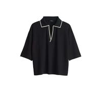 Opus Fashion Poloshirt Soffice Schwarz Größe 38