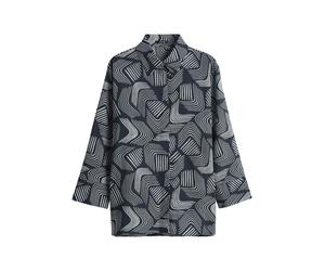 Opus - Loose Printbluse - Fumina move blau - Gr. - 42
