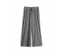 OPUS Damen Stoffhose | Culotte MILENI Crinkle Two-Tone Wide mit Komfortbund Coal Blue, 34