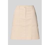 OPUS Minirock mit Eingrifftaschen Modell 'Reah' in Beige, Größe 36