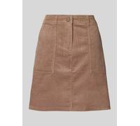 OPUS Minirock mit Eingrifftaschen Modell 'Reah' in Mittelbraun, Größe 38