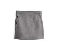 OPUS Damen Minirock | RELVINA Cozy Minirock in Veloursoptik Easy Grey, 38