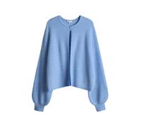 Opus - Offene Strickjacke im Woll Mix - Deriana blau - Gr. - 38