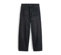 OPUS PANTS Damen Barrel | Melly Free Barrel Jeans mit Powerstretch Mid Rise Dark Carbon Grey, 44 L26